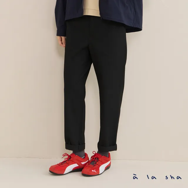 【a la sha】阿財口袋休閒長褲