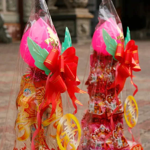 【老食說】客製化 祝壽拜拜 加高小壽塔(2尺5/一對)