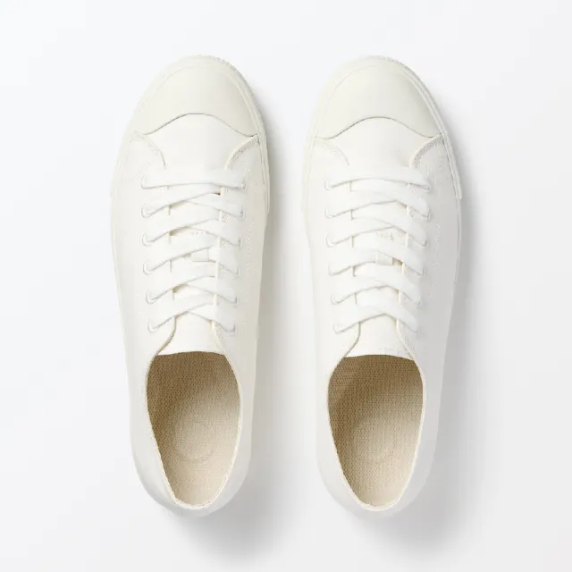 【MUJI 無印良品】撥水加工舒適休閒鞋(白色)