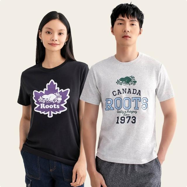 【Roots】男女款-精選Roots 海狸圖案LOGO短袖T恤(多款可選)