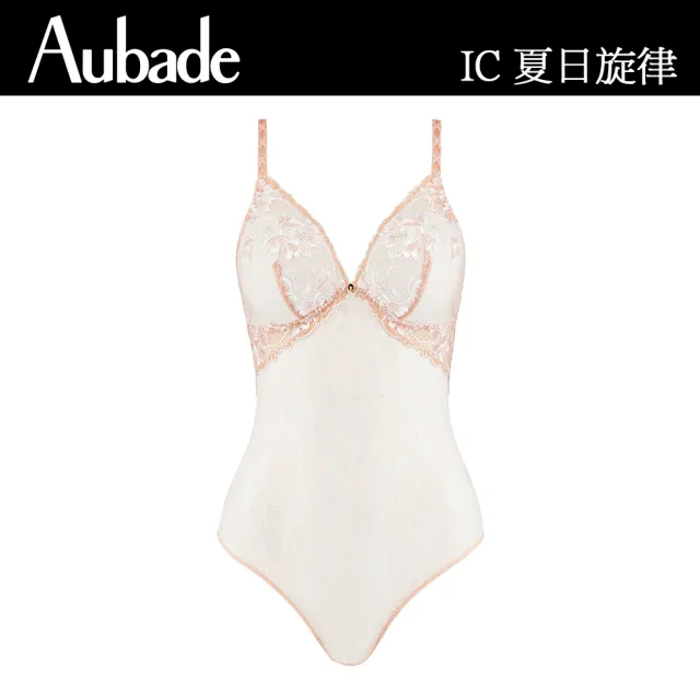 【Aubade】夏日旋律刺繡蕾絲性感連身BODY 法國進口 女內衣(IC86)
