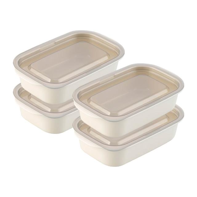【inomata】日本製輕巧可微波小餐盒270ml_4入組