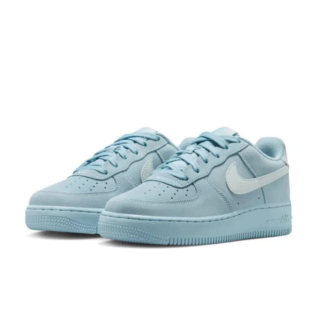【NIKE 耐吉】Air Force 1 Low LV8 淺藍 GS 低筒 AF1 休閒鞋 運動鞋 大童鞋 IB5688-400