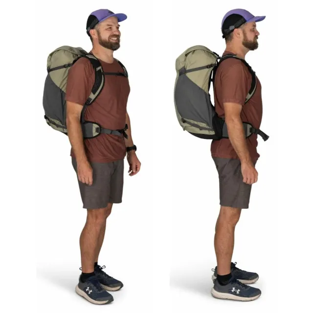 【Osprey】☆2026新改款☆ Hikelite 32 輕量網架背包 Olive Tan｜健行背包 運動後背包 多功能旅行背包
