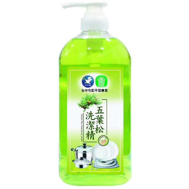 五葉松洗潔精1000mlx15瓶 - 洗碗精 碗盤洗潔液