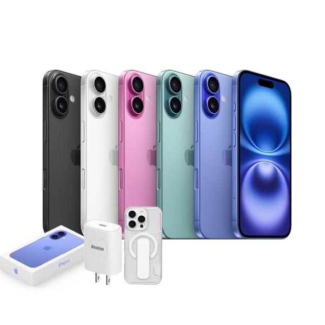 【Apple】A級福利品 iPhone 16 Plus 128G 6.7吋(原廠展示機+90%電池)送20W快充頭+磁吸殼