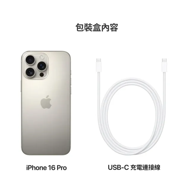 【Apple】A級福利品 iPhone 16 Pro 256G 6.3吋(原廠展示機+90%電池)送20W快充頭+磁吸殼