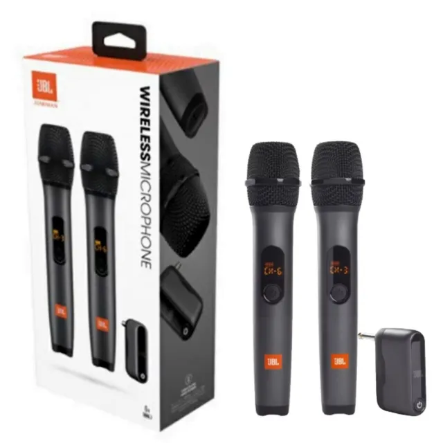 【JBL】JBL Wireless Microphone 無線麥克風組 台灣公司貨 隨插即用連結即可演唱/音響設備)