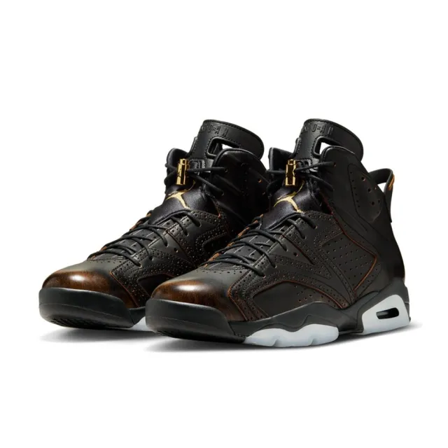 【NIKE 耐吉】Air Jordan 6 Retro 玄武 復古 神獸 皮革 休閒鞋 運動鞋 男鞋 IR7572-220