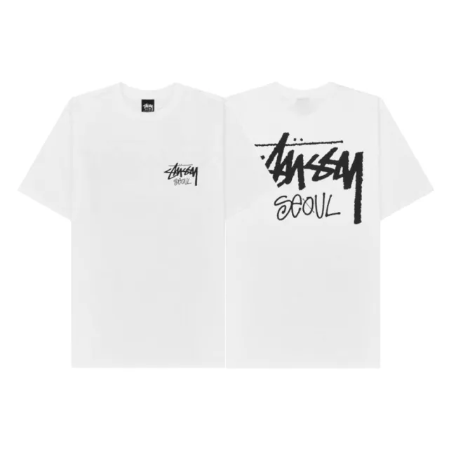 【STUSSY】Stock Seoul T-Shirt 短T 白/黑/海軍藍 3903980