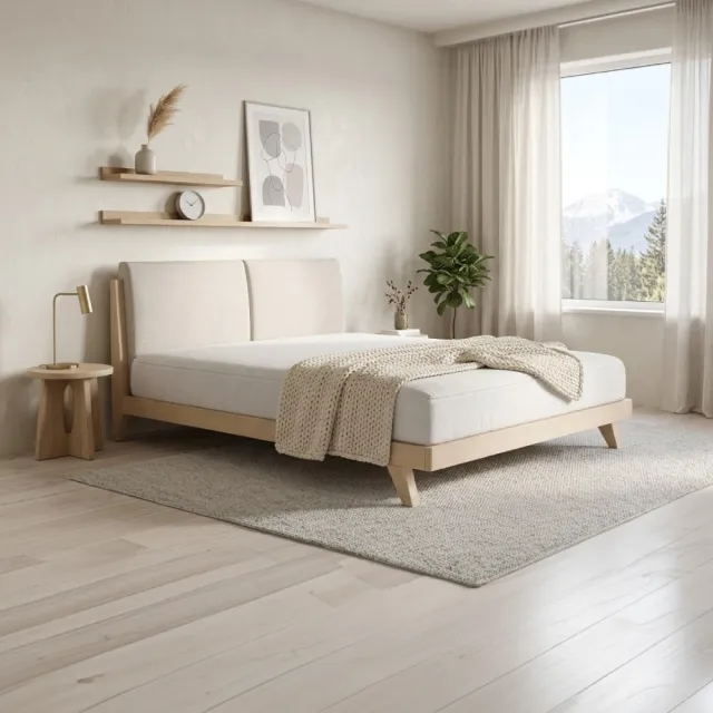 【myhome8 居家無限】258艾黛兒實木床架-5尺-標準雙人(紐西蘭松木實木製造)