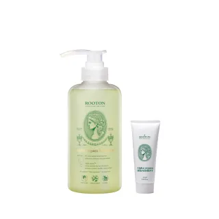 【ROOTON 官方直營】甦活洗護髮特惠組-洗髮精500ml+護髮素30ml+修護體驗組x3(植萃洗髮精5ml+海藻洗髮精5ml)