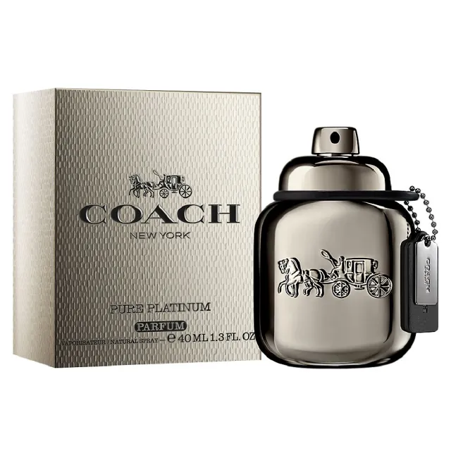 【COACH】Pure Platinum 時尚鉑金香精 40ml (專櫃公司貨)