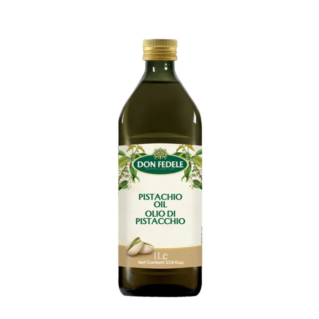 【DON FEDELE】義大利 費德 頂級開心果油 1000ml(優質脂肪酸 濃郁堅果香|喬山生機)