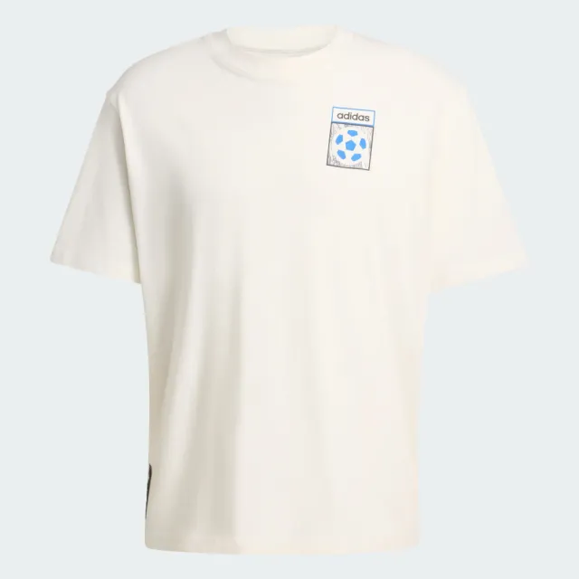 【adidas 愛迪達】運動 休閒 短袖 T恤 男上衣 FLAG GFX SS T(KD1430)