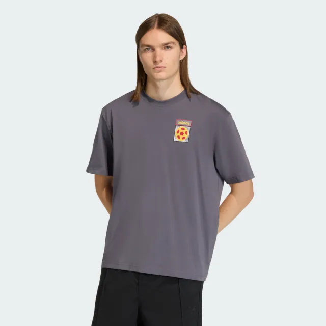 【adidas 愛迪達】運動 休閒 短袖 T恤 男上衣 FLAG GFX SS T(KD1429)