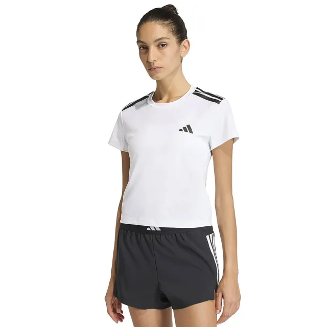 【adidas 愛迪達】運動 休閒 短袖 T恤 女上衣 HYG TEE(JX1869)