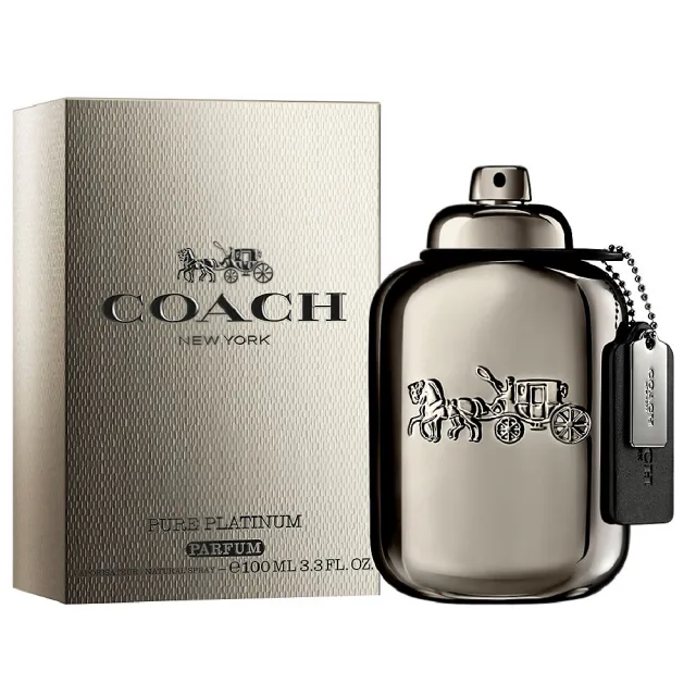 【COACH】Pure Platinum 時尚鉑金香精 100ml (專櫃公司貨)