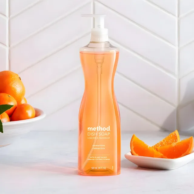 【method 美則】純淨洗碗精系列532ml(克萊門氏柑橘、萊姆海鹽)