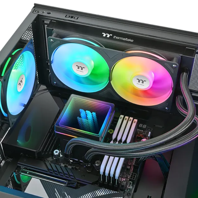 【Thermaltake 曜越】TH240 V3 ARGB Sync一體式水冷散熱器 無限鏡燈效 2500RPM