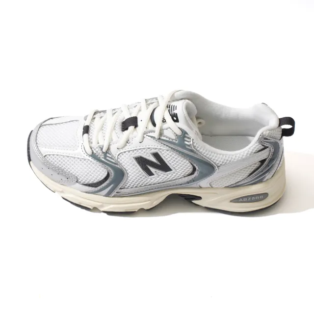 【NEW BALANCE】530 男鞋 女鞋 金屬銀色 黑水泥 情侶鞋 拼接 緩衝 復古 跑鞋 休閒鞋 U530ESA