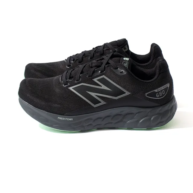 【NEW BALANCE】Fresh Foam 680v8 女鞋 黑色 防水 緩震 透氣 運動 慢跑鞋 W680WBK8