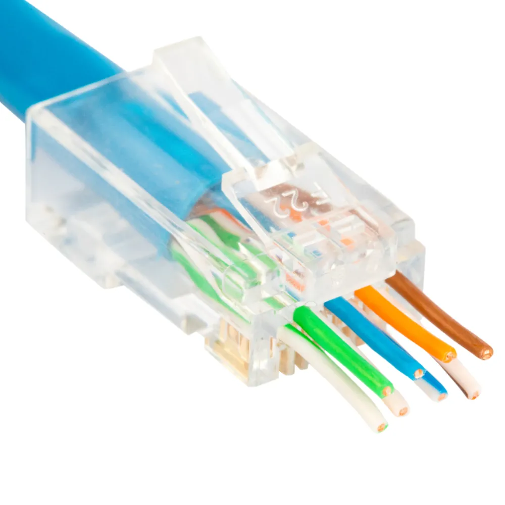 (美國T3) Cat6A 穿透式水晶頭 UTP 50入(水晶頭 / 網路線)