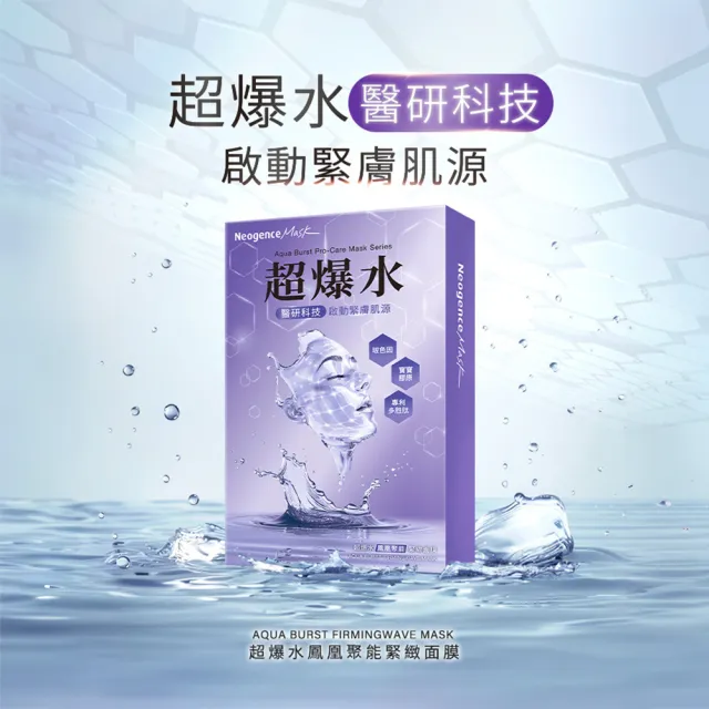 【Neogence 霓淨思】超爆水醫研面膜系列5片/盒*2入(款式任選)