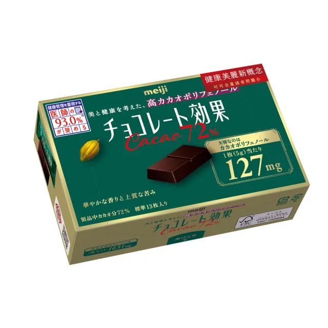 【Meiji 明治】巧克力效果CACAO黑巧克力(72%/86%/95%)