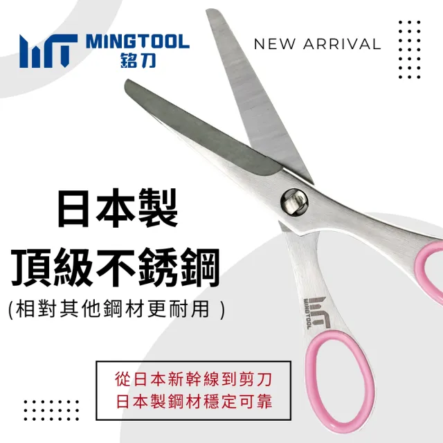 【MINGTOOL 銘刀】日本鋼寶寶食物剪-安全設計 兒童食物剪刀 附收納盒 外出剪刀 日本不銹鋼 可拆洗