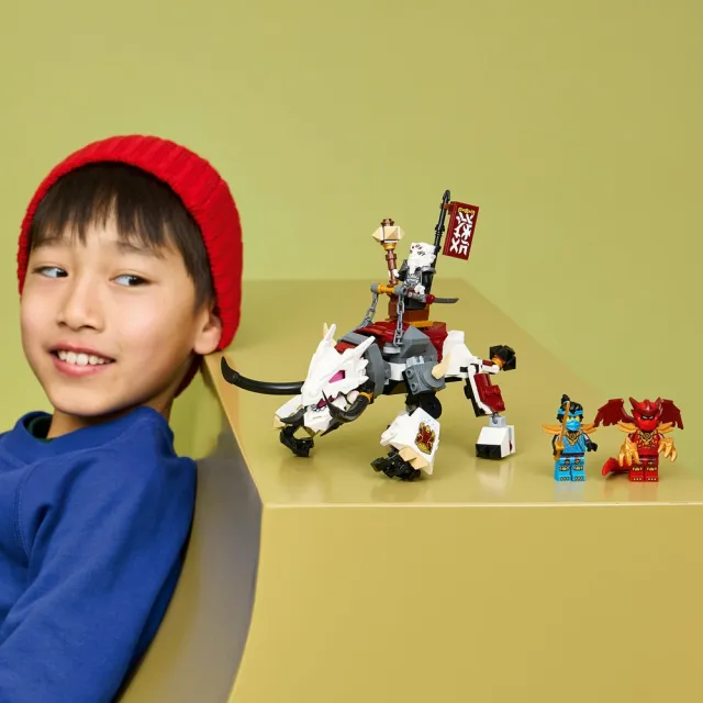【LEGO 樂高】旋風忍者系列 71863 季瓦和龍獸格林塔克(龍模型 忍者遊戲 禮物 玩具)