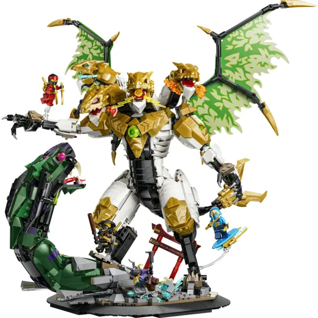 【LEGO 樂高】旋風忍者系列 71872 究極猛龍激戰(龍模型 忍者遊戲 禮物 玩具)