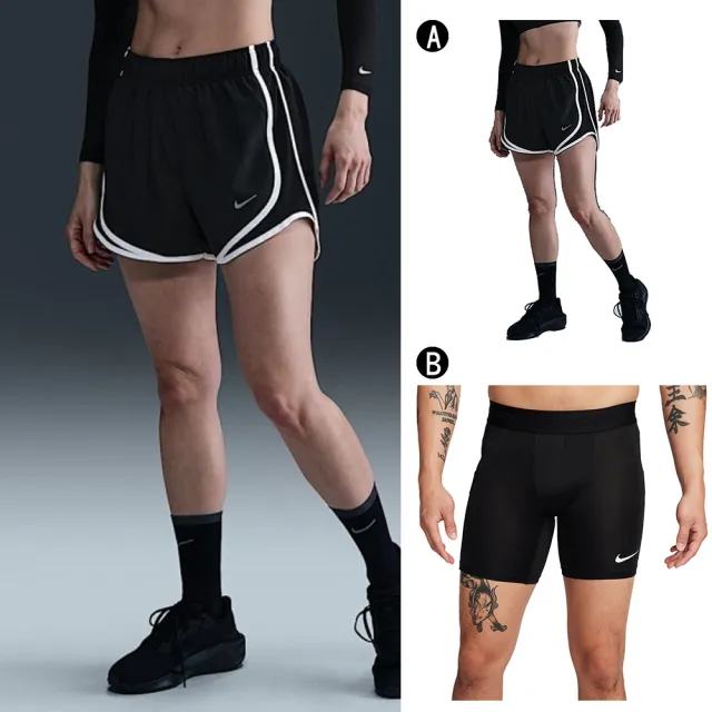 【NIKE 耐吉】AS W NK TEMPO DF MR 3 SHORT 運動短褲 緊身短褲 男女 A-HM6097010 B-FB7959010