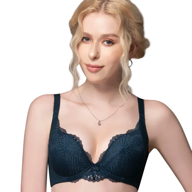 【Swear 思薇爾】S挺美力系列B-H罩背心型蕾絲包覆塑身女內衣(耀映綠)