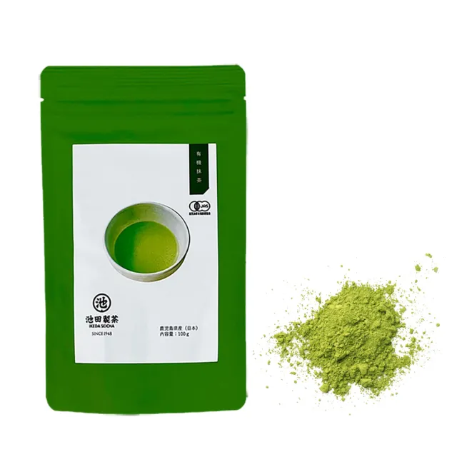 【池田製茶】日本九州鹿兒島有機抹茶粉100g