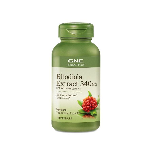 【GNC 健安喜】紅景天340膠囊 100粒 (3% Rosavins/登山/高山/精神旺盛/上班族保健/純素)