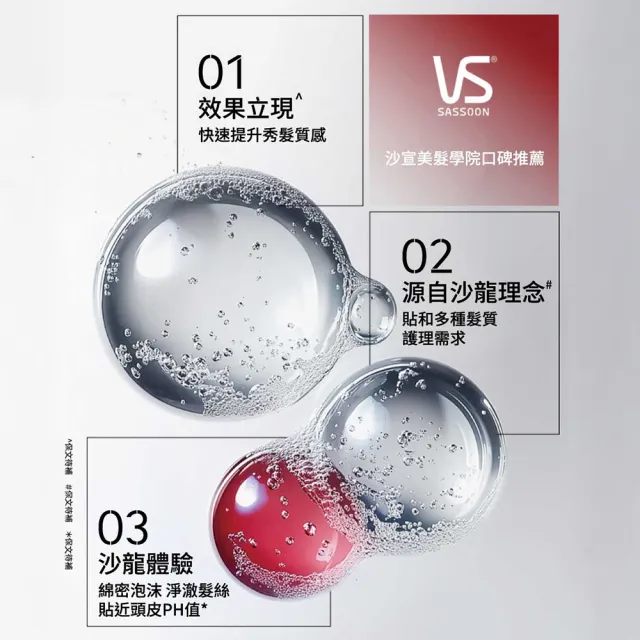 【VS 沙宣】極致修護精華油 80ml 3入組(紅寶石/髮絲即刻柔順/護髮油/髮油)