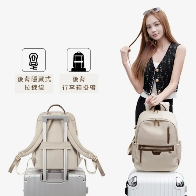 【MoodRiver】雙11 簡約雅致 背包 後背包 包包女 電腦背包 筆電包 防潑水 多口袋 女生背包 書包 