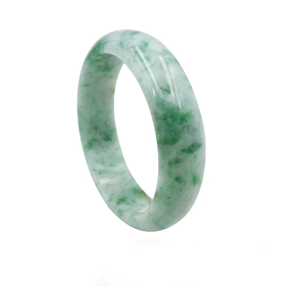 翡翠　花青種(黄＋緑)　ビンテージ　お花　玉璧　別格　【A貨　未処理】 Selene】冰糯地花青種翡翠手鐲(A貨翡翠#9) - momo購物網- 好評推薦