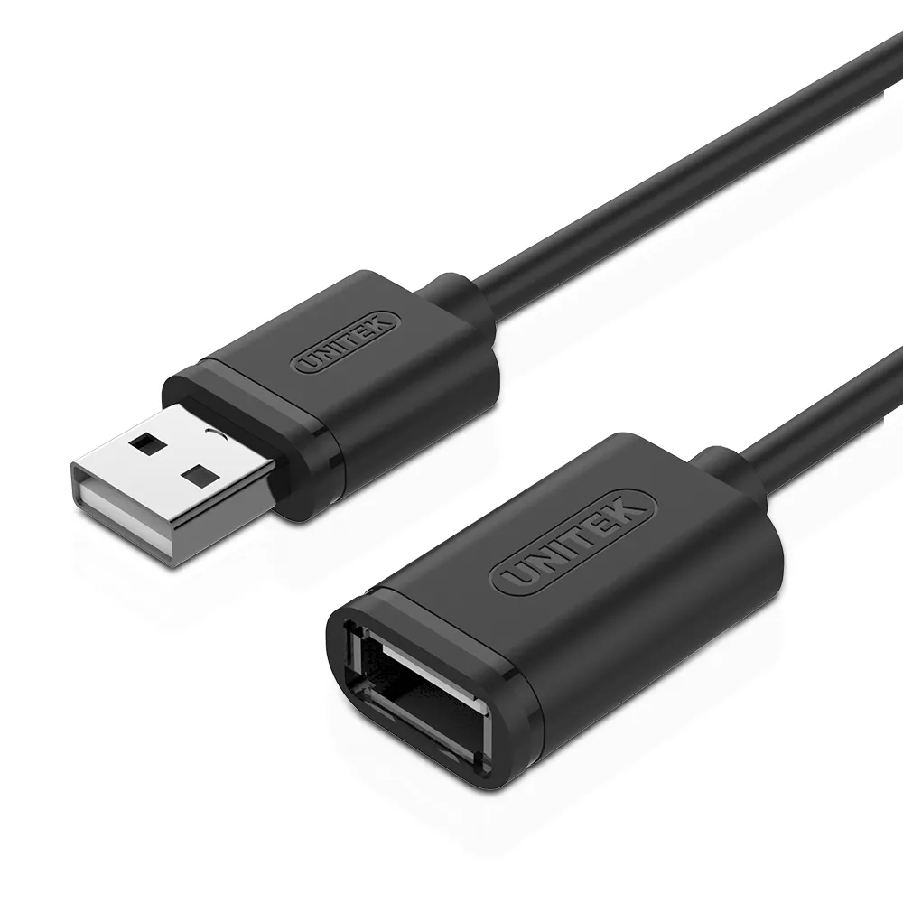 【UNITEK】USB2.0資料傳輸延長線3M Y-C417GBK(USB)