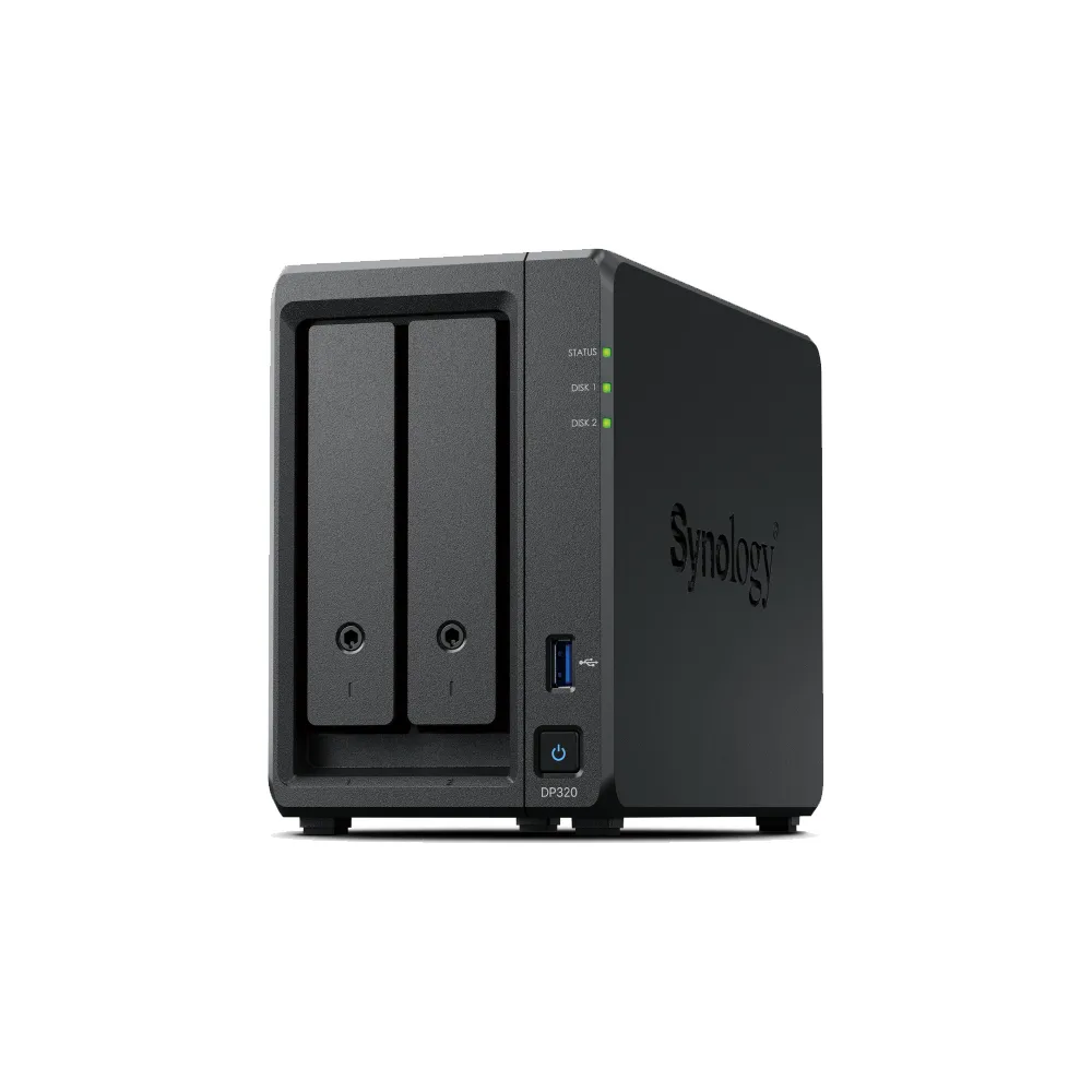 【Synology 群暉科技】DP320 直立式備份專用一體機(需自行組裝/商品拆封無法退換貨)