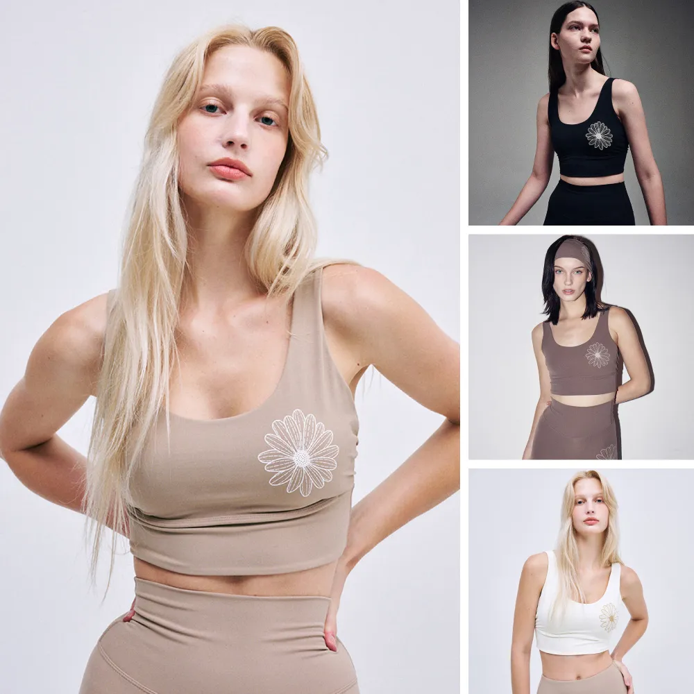 【MARDI MERCREDI】親膚運動內衣 多色 經典小雛菊 花 ULTIMATE COMFORT BASIC BRA THEFLOWER