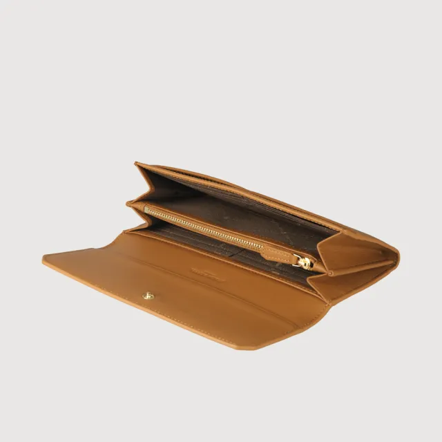 【BRAUN BUFFEL 德國小金牛】婕娜 14卡兩折長夾-多色任選(BF2005-621-BK/BRA) 錢包送禮推薦