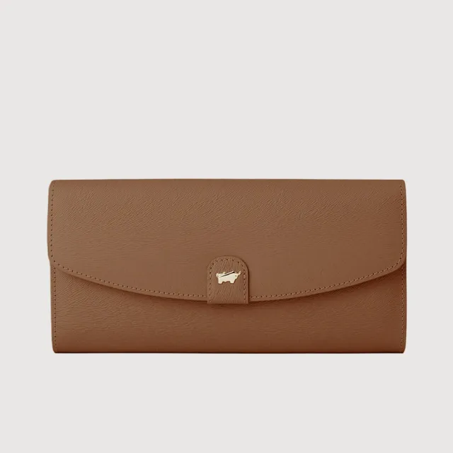 【BRAUN BUFFEL 德國小金牛】蘇菲娜-A 10卡兩折長夾-多色任選(BF885-621-BK/BRA/HM) 錢包送禮推薦