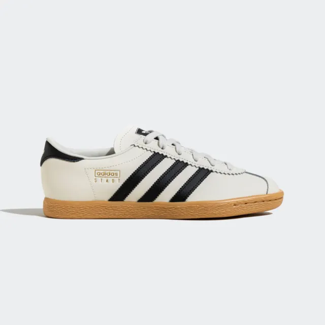 【adidas 愛迪達】Stadt 男 運動休閒鞋 復古鞋 舒適 穿搭 米白 黑(JS4606)