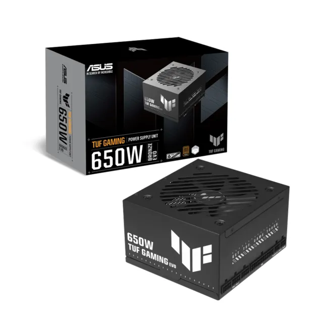 【ASUS 華碩】TUF GAMING 650W EVO 銅牌 電源供應器(TUF-GAMING-650B-EVO)