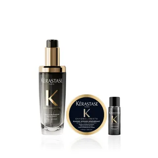 【KERASTASE 巴黎卡詩】黑鑽極萃逆時玫瑰香氛露75ml(新升級/護髮油)