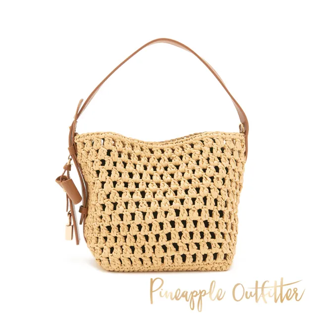 【Pineapple Outfitter】夏日度假編織肩背包(米色)