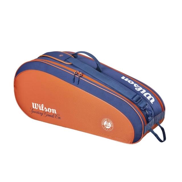 【WILSON】ROLAND GARROS 2026 TEAM 6PK RACKET BAG C 配件 網球拍袋 陶土橘 WR8053301001