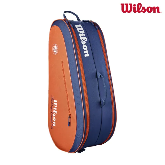 【WILSON】ROLAND GARROS 2026 TEAM 6PK RACKET BAG C 配件 網球拍袋 陶土橘 WR8053301001
